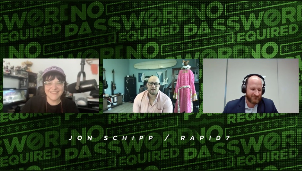 No Password Required podcast — Jon Schipp episode